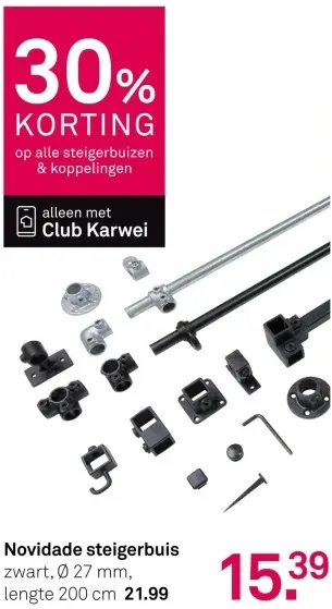 Aanbieding: Novidade steigerbuis