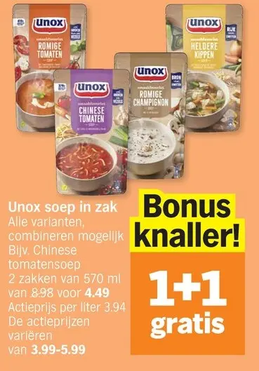 Promotie: Soep in zak