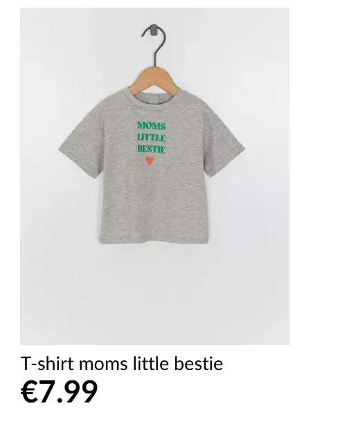 Promotie: T-shirt moms little bestie