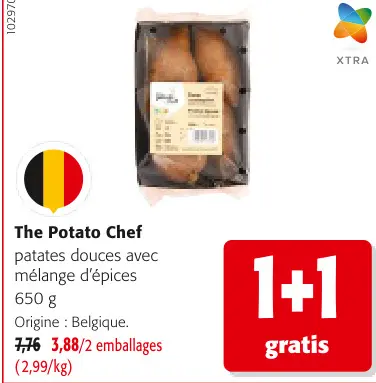 Offre: patates douces avec mélange d'épices