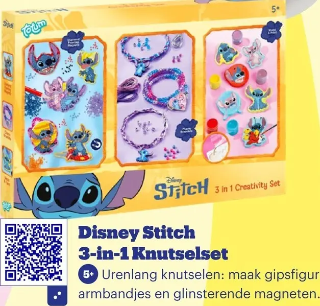 Promotie: Stitch 3-in-1 Knutselset