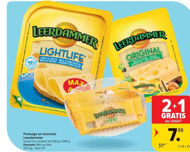 Offre: Fromage en tranches