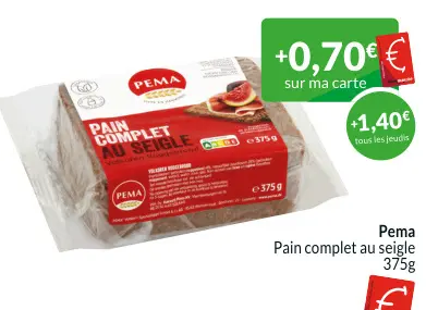 Offre: Pain complet au seigle