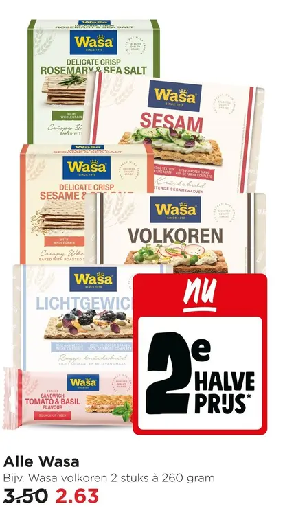Aanbieding: Alle Wasa