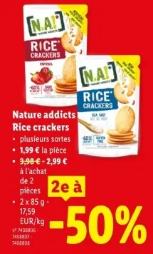 Offre: Rice crackers