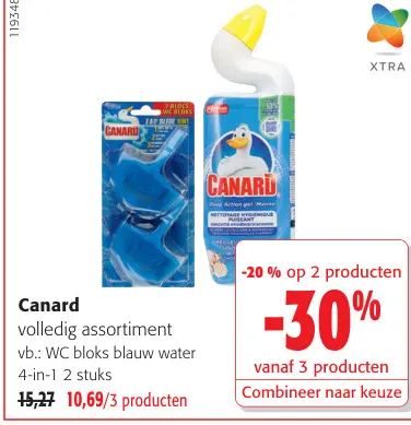 Promotie: Canard volledig assortiment
