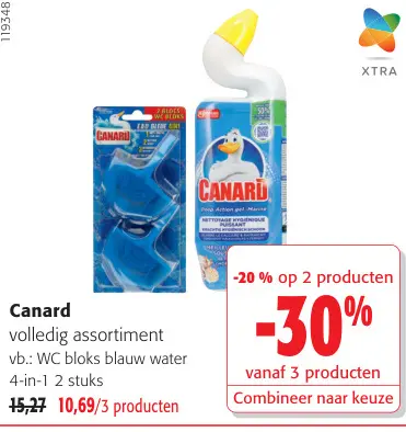 Promotie: Canard volledig assortiment