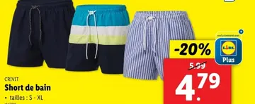 Offre: Short de bain