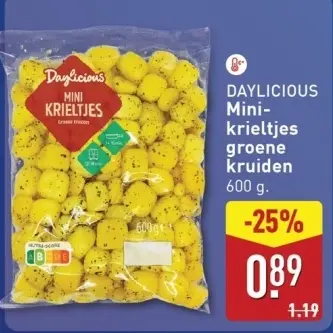 Aanbieding: Daylicious Mini-krieltjes groene kruiden