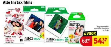 Aanbieding: Alle Instax films