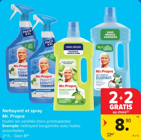Offre: Nettoyant et spray