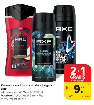 Aanbieding: Gamma deodorants en douchegels