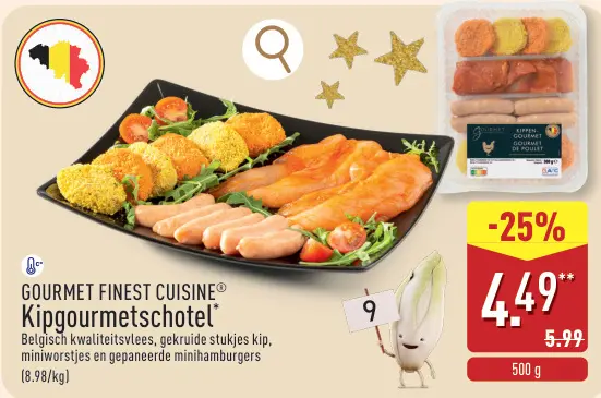 Promotie: Kipgourmetschotel