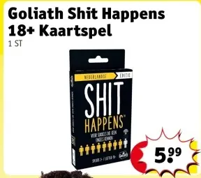 Aanbieding: Shit Happens 18+ Kaartspel