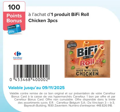 Offre: BiFi Roll Chicken