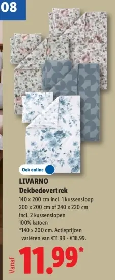 Aanbieding: dekbedovertrek