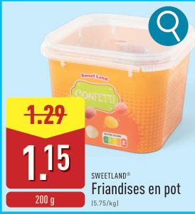 Offre: Friandises en pot