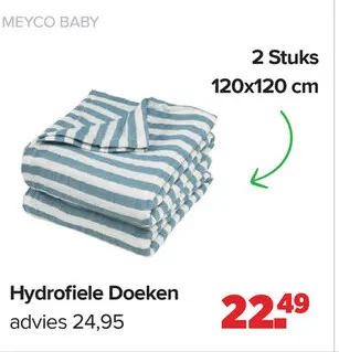 Aanbieding: Hydrofiele Doeken