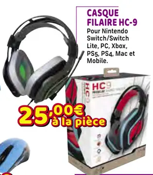 Offre: CASQUE FILAIRE HC-9
