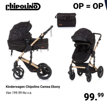 Aanbieding: Kinderwagen Chipolino Camea Ebony