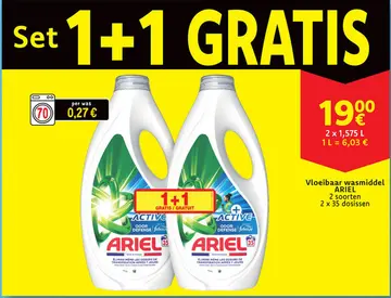 Aanbieding: Vloeibaar wasmiddel