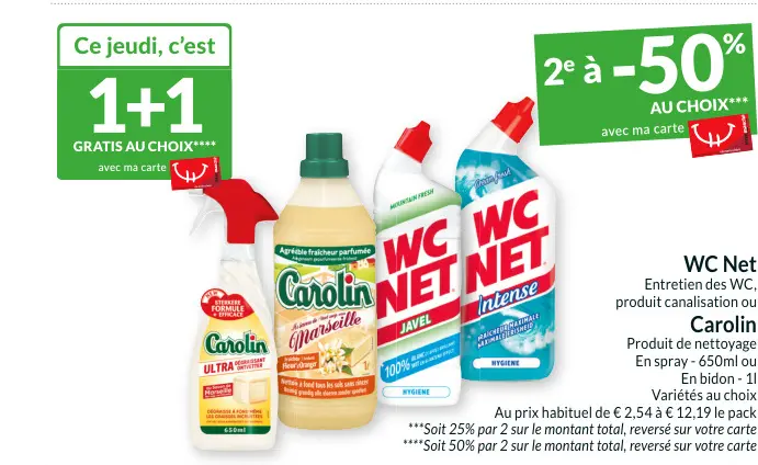 Offre: WC Net, Carolin