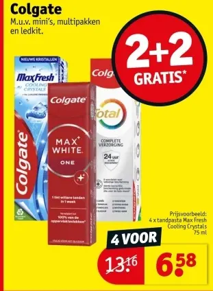 Promotie: Colgate tandpasta Max Fresh Cooling Crystals