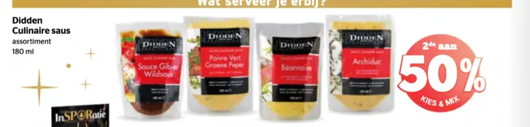 Promotie: Didden Culinaire saus 