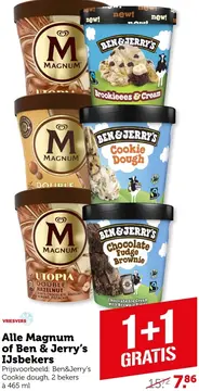 Aanbieding: Alle Magnum of Ben & Jerry's IJsbekers