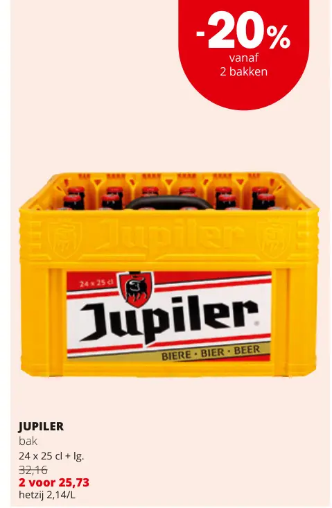 Promotie: Jupiler bak