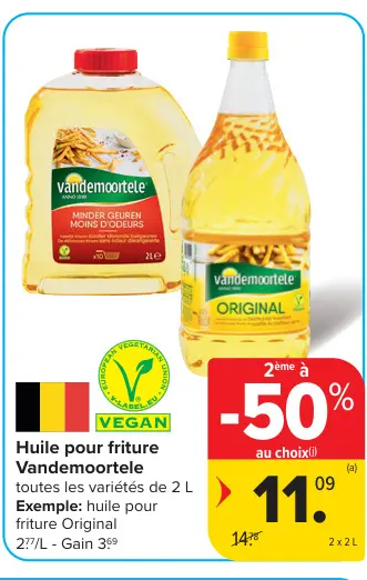 Offre: Huile pour friture