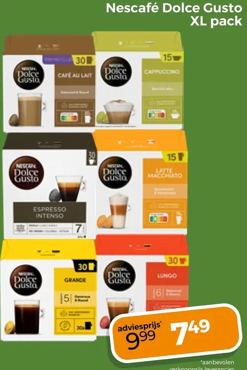 Aanbieding: Dolce Gusto XL pack