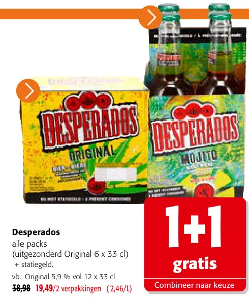 Promotie: Desperados