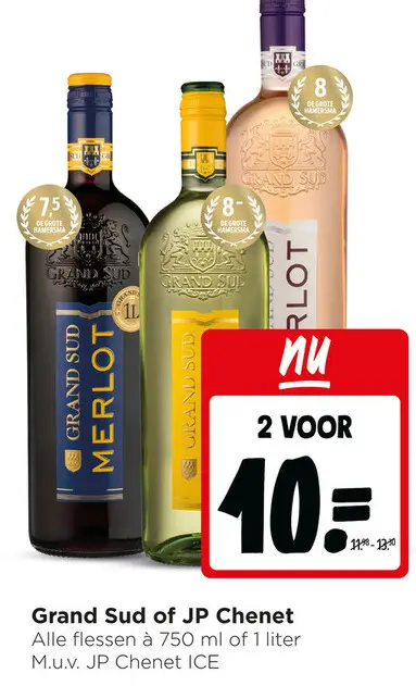 Aanbieding: Grand Sud or JP Chenet