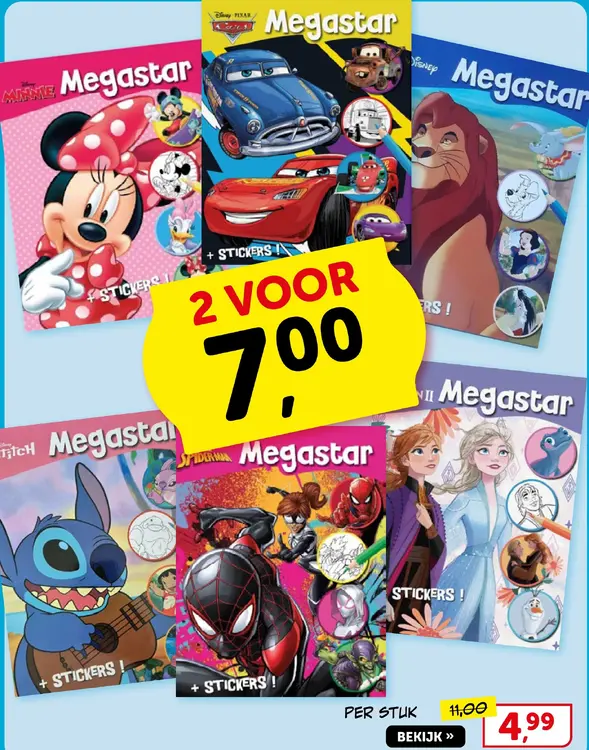 Aanbieding: Diverse Megastar