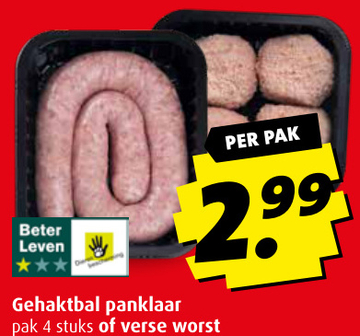 Aanbieding: Gehaktbal panklaar