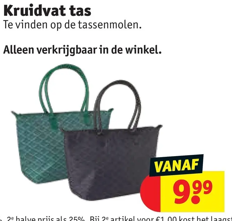 Promotie: Kruidvat tas