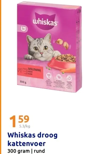 Aanbieding: Whiskas droog kattenvoer