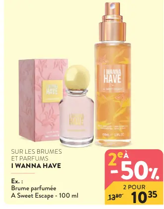 Offre: Brume parfumée A Sweet Escape