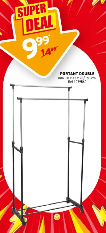 Offre: Portant double