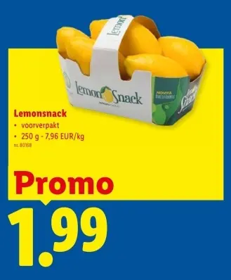 Promotie: Lemonsnack