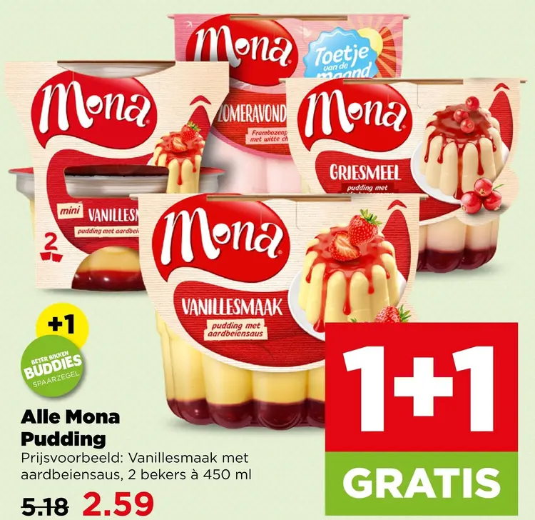 Aanbieding: Alle Mona Pudding