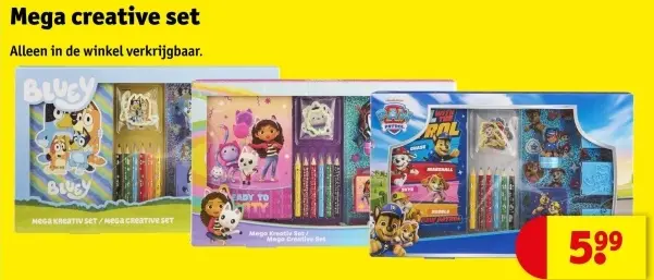 Aanbieding: Mega creative set