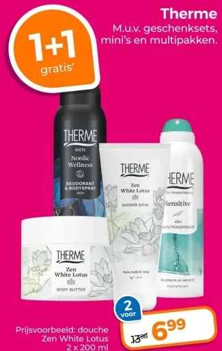 Aanbieding: Douche Zen White Lotus