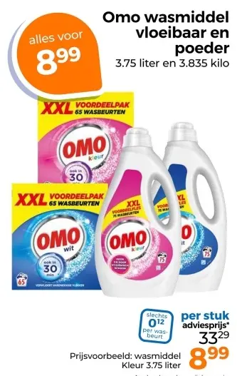 Aanbieding: Omo wasmiddel