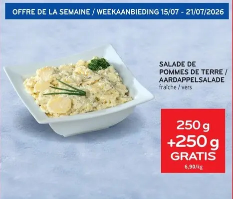 Offre: Salade de pommes de terre / aardappelsalade