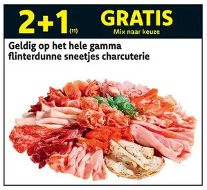Promotie: Flinterdunne sneetjes charcuterie