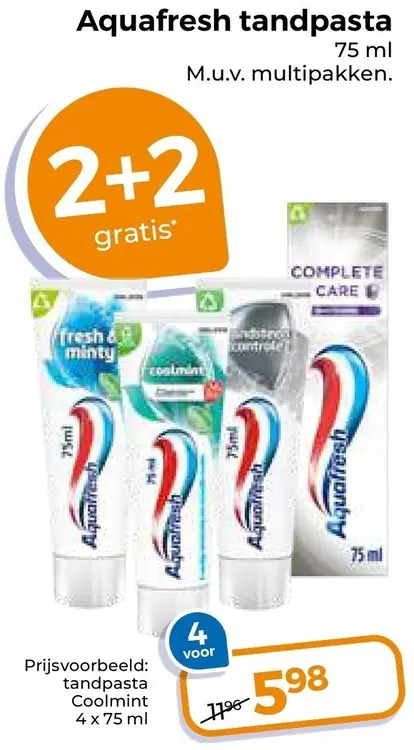 Aanbieding: Tandpasta