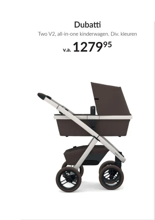 Aanbieding: Two V2, all-in-one kinderwagen