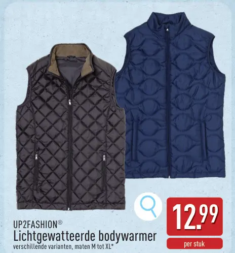 Promotie: Lichtgewatteerde bodywarmer